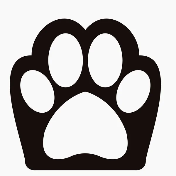 Піктограма Лапи Тварин Товари Домашніх Тварин Ілюстрація Собак Піктограма Вектора — стоковий вектор