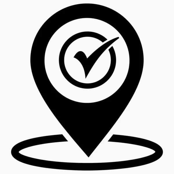 Location Icon Good Place Vector Icon — Stockvektor