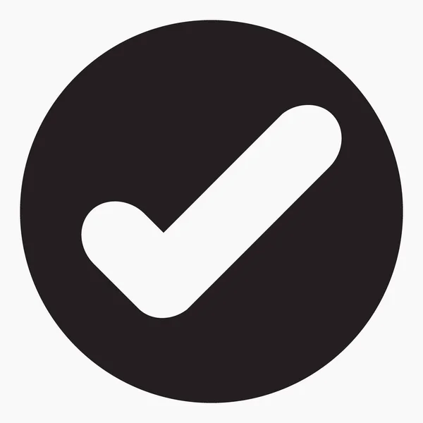 Icon Confirmation Action Checkbox Choice Vector Icon — Vector de stock
