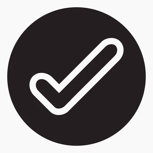 Icon Confirmation Action Checkbox Choice Vector Icon — Διανυσματικό Αρχείο