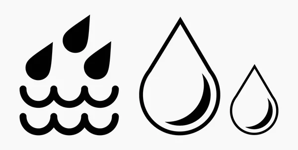 Blood Drop Icon Isoliert Minimale Flache Lineare Ikone Für Anwendung — Stockvektor