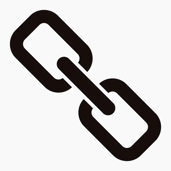 Chain Icon Icon Compound Connection Vector Icon Stockillustration