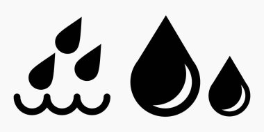 Kan Damlası Simgesi uygulama ve bilgi grafiği için en az düz doğrusal simgeyi izole etti. Web siteleri ve mobil minimal düz tasarım için ticari satır vektör simgesi.