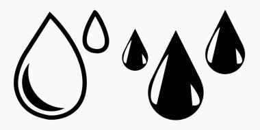 Kan Damlası Simgesi uygulama ve bilgi grafiği için en az düz doğrusal simgeyi izole etti. Web siteleri ve mobil minimal düz tasarım için ticari satır vektör simgesi.