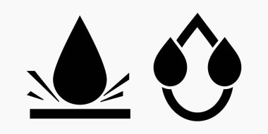Kan Damlası Simgesi uygulama ve bilgi grafiği için en az düz doğrusal simgeyi izole etti. Web siteleri ve mobil minimal düz tasarım için ticari satır vektör simgesi.