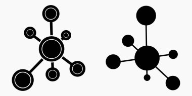 New vector concept network icon. Connecting people. Network configuration.Transfer of information. Vector icon.