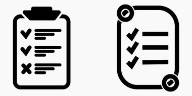 Simge listesi, liste, çizelge, kayıt. Katalog ya da kaydırma etiketi. Bil ya da takvim. Duruşma. Nomenklature, boncuklar, şaplaklar. Vektör simgesi.