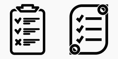 Simge listesi, liste, çizelge, kayıt. Katalog ya da kaydırma etiketi. Bil ya da takvim. Duruşma. Nomenklature, boncuklar, şaplaklar. Vektör simgesi.