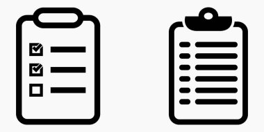 Dolandırıcılık listesi, çizelge, kayıt. Katalog ya da kaydırma, bil, takvim, ajanda, isimlendirme, boncuk, tokat. Vektör simgesi.