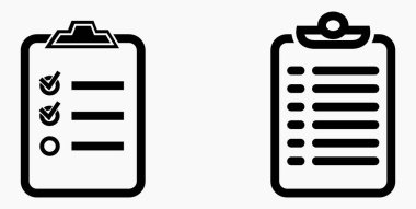 Simge listesi, çizelge, çizelge, kayıt, rulo, katalog, kaydırma, takvim, ajanda, isimlendirme, boncuk rulo, silinmiş. Vektör simgesi.