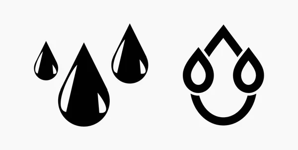 Blood Drop Icon Выделил Минимальную Плоскую Линейную Иконку Нанесения Инфо — стоковый вектор