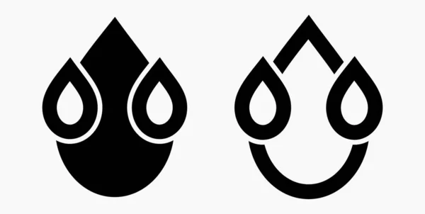 Blood Drop Icon Isolated Minimal Single Flat Linear Icon Application — Διανυσματικό Αρχείο