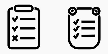 Simge listesi, liste, çizelge, kayıt. Katalog ya da kaydırma etiketi. Bil ya da takvim. Duruşma. Nomenklature, boncuklar, şaplaklar. Vektör simgesi.