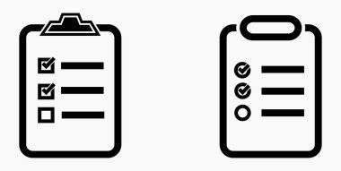 Simge listesi, liste, çizelge, kayıt. Katalog ya da kaydırma etiketi. Bil ya da takvim. Duruşma. Nomenklature, boncuklar, şaplaklar. Vektör simgesi.