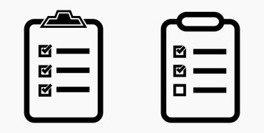 Simge listesi, liste, çizelge, kayıt. Katalog ya da kaydırma etiketi. Duruşma. Nomenklature, boncuklar, şaplaklar. Vektör simgesi.