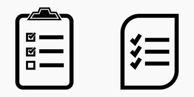 Simge listesi, liste, çizelge, kayıt. Katalog ya da kaydırma etiketi. Bil ya da takvim. Duruşma. Nomenklature, boncuklar, şaplaklar. Vektör simgesi.