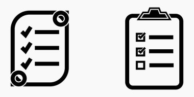 Simge listesi, liste, çizelge, kayıt. Katalog ya da kaydırma etiketi. Bil ya da takvim. Duruşma. Nomenklature, boncuklar, şaplaklar. Vektör simgesi.