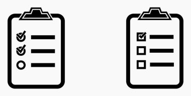 Simge listesi, liste, çizelge, kayıt. Katalog ya da kaydırma etiketi. Bil ya da takvim. Duruşma. Nomenklature, boncuklar, şaplaklar. Vektör simgesi.