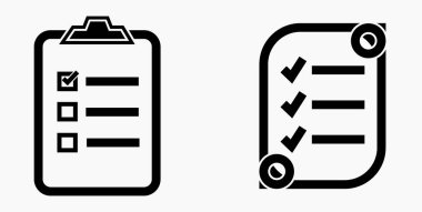 Simge listesi, liste, çizelge, kayıt. Katalog ya da kaydırma etiketi. Bil ya da takvim. Duruşma. Nomenklature, boncuklar, şaplaklar. Vektör simgesi.