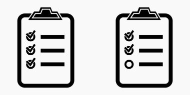 Simge listesi, liste, çizelge, kayıt. Katalog ya da kaydırma etiketi. Bil ya da takvim. Duruşma. Nomenklature, boncuklar, şaplaklar. Vektör simgesi.