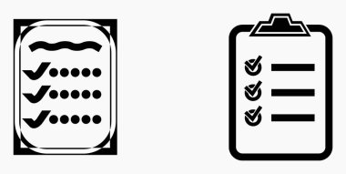 Simge listesi, liste, çizelge, kayıt. Katalog ya da kaydırma etiketi. Bil ya da takvim. Duruşma. Nomenklature, boncuklar, şaplaklar. Vektör simgesi.