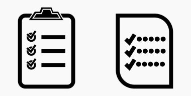 Simge listesi, liste, çizelge, kayıt. Katalog ya da kaydırma etiketi. Bil ya da takvim. Duruşma. Nomenklature, boncuklar, şaplaklar. Vektör simgesi.