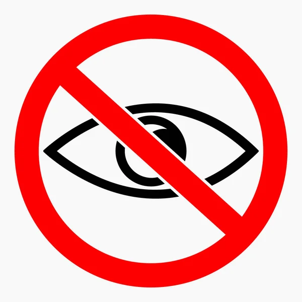Night Vision Night Video Ban Use Night Vision Vector Icon — Stockvector