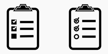 Simge listesi, liste, çizelge, kayıt. Katalog ya da kaydırma etiketi. Bil ya da takvim. Duruşma. Nomenklature, boncuklar, şaplaklar. Vektör simgesi.