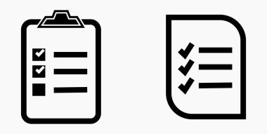 Simge listesi, çizelge, çizelge, kayıt, katalog, kaydırma, bil, takvim, ajanda, isimlendirme, boncuk, tomar. Vektör simgesi.