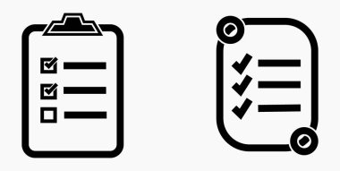 Simge listesi, liste, çizelge, kayıt. Katalog ya da kaydırma etiketi. Bil ya da takvim. Duruşma. Nomenklature, boncuklar, şaplaklar. Vektör simgesi.