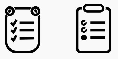 Simge listesi, liste, çizelge, kayıt. Katalog ya da kaydırma etiketi. Bil ya da takvim. Duruşma. Nomenklature, boncuklar, şaplaklar. Vektör simgesi.