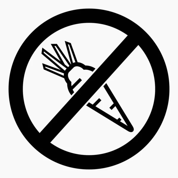 Морковки Зеленый Запрет Вегетарианская Запрет Веганскую Еду Значок Вектора — стоковый вектор