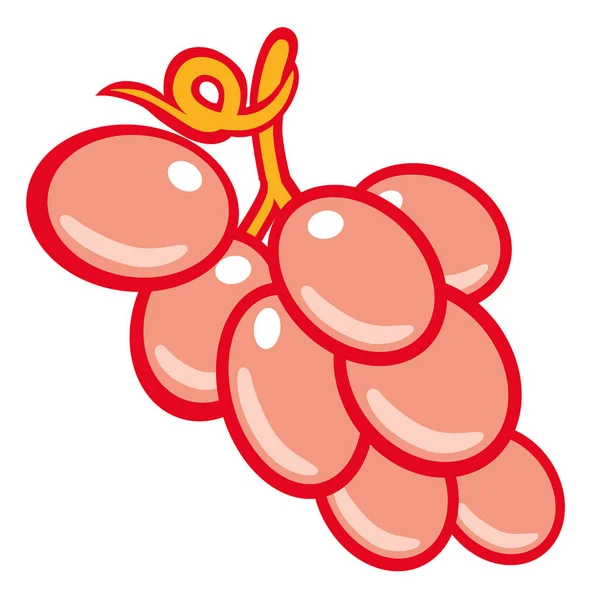 Piktogram meyve, kırmızı üzüm