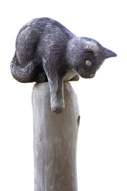 ahşap kedi