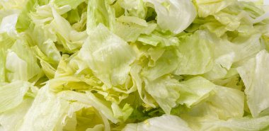 Taze ve doğal salata dokusu.