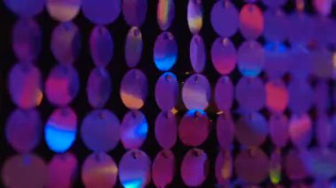 Açık kırmızı bokeh polka desenli. Yüksek kalite 4k görüntü
