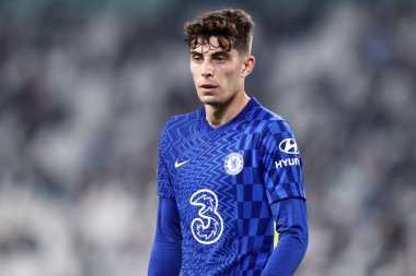 Torino, İtalya. 29 Eylül 2021. Chelsea Fc takımından Kai Havertz Uefa Şampiyonlar Ligi H Grubu maçında Juventus Fc ve Chelsea Fc arasında .