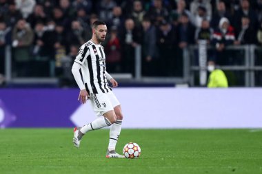 Torino, Italy. 16 March 2022. Mattia De Sciglio of Juventus Fc  during the UEFA Champions League Round Of Sixteen Leg Two match between Juventus Fc and Villareal CF. clipart