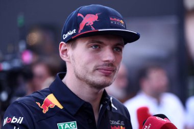 Monte-Carlo (Monako) - 26-29 Mayıs 2022 - Monako F1 Grand Prix 'si sırasında Red Bull Racing' den Max Verstappen  