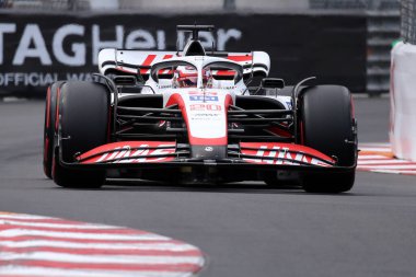 Monte-Carlo (Monako) - 26-29 Mayıs 2022 - Monako F1 Grand Prix sırasında Haas F1 takımından Kevin Magnussen  