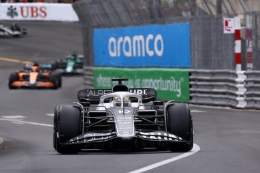Monte-Carlo (Monako) - 26-29 Mayıs 2022 - Monako F1 Grand Prix sırasında AlphaTauri 'den Pierre Gasly  
