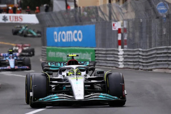 Monte Carlo Mónaco Mayo 2022 Lewis Hamilton Mercedes Amg Petronas — Foto de Stock