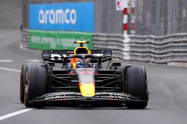Monte-Carlo (Monaco) - 26-29 Mayıs 2022 - Monako F1 Grand Prix 'si sırasında Red Bull Racing' den Sergio Perez  