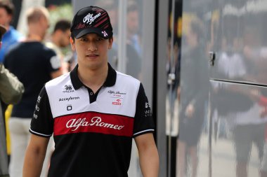 Guanyu Zhou of Alfa Romeo F1 Team  during the F1 Grand Prix of Hungary at Hungaroring on July 29-31, 2022 Mogyorod, Hungary.