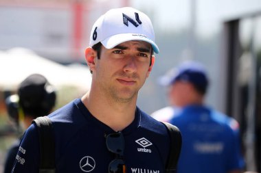 Nicholas Latifi of Williams  during the F1 Grand Prix of Hungary at Hungaroring on July 29-31, 2022 Mogyorod, Hungary.