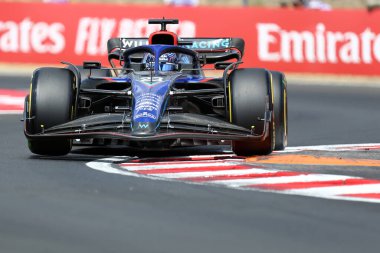 Alexander Albon of Williams  during the F1 Grand Prix of Hungary at Hungaroring on July 29-31, 2022 Mogyorod, Hungary.