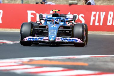 Esteban Ocon of Alpine F1   during the F1 Grand Prix of Hungary at Hungaroring on July 29-31, 2022 Mogyorod, Hungary.