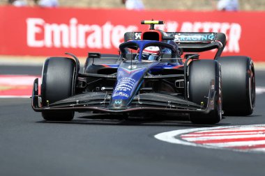Nicholas Latifi of Williams  during the F1 Grand Prix of Hungary at Hungaroring on July 29-31, 2022 Mogyorod, Hungary.