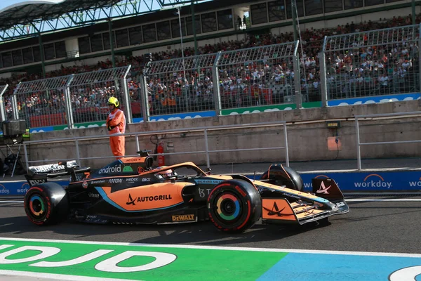 Daniel Ricciardo Mclaren Grand Prix Hungary Hungaroring July 2022 Mogyorod — Stok fotoğraf