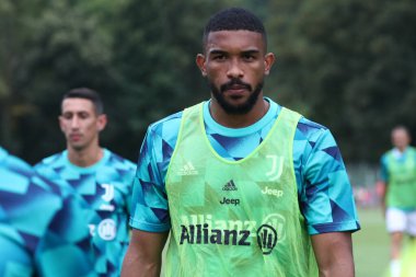 Gleison Bremer of Juventus Fc during the friendly match beetween Juventus and Juventus U23 at Stadio Comunale on August 4, 2022 in Villar Perosa, Italy .